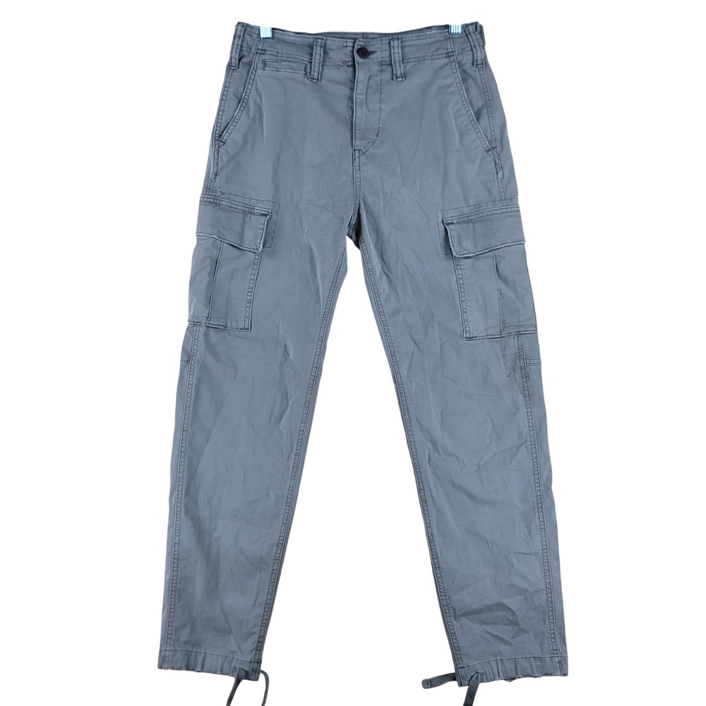 American Eagle Cargo Pants Mens 30x28 Gray Slim Lived-In Flex Casual Outdoor
